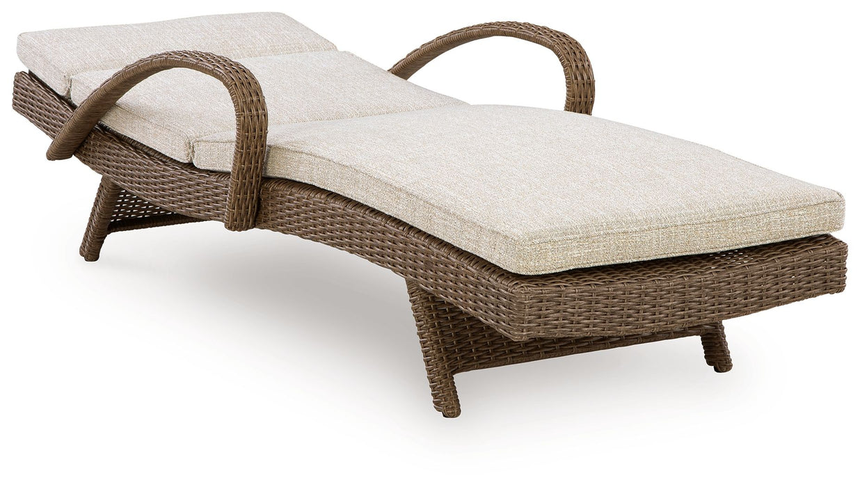 Laguna Heights - Chaise Lounge With Cushion - Beige
