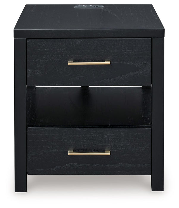 Winbardi - Rectangular End Table - Black