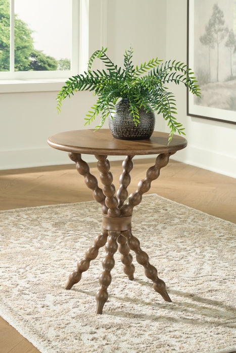 Jadner - Accent Table - Light Brown