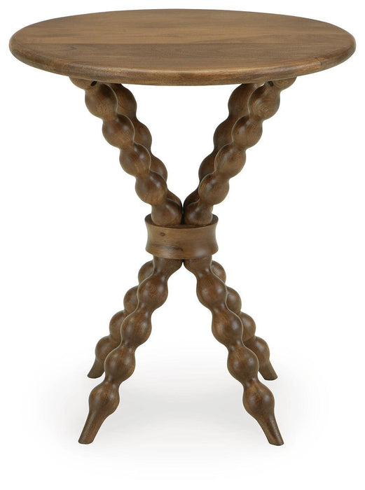 Jadner - Accent Table - Light Brown